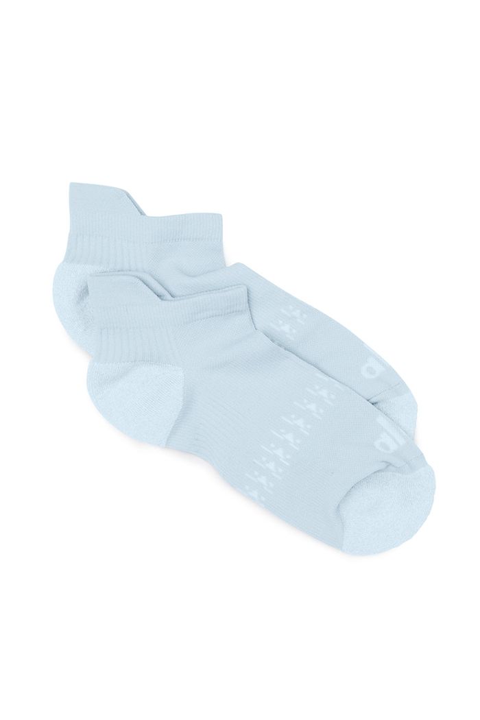 Calcetines Alo Yoga Performance Tab Mujer Azules Blancos | 237681GZV