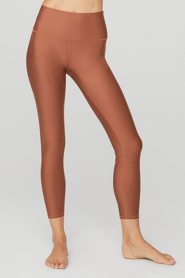 Leggins Alo Yoga 7/8 High-Cintura Airlift Mujer Rojos | 094328ODM