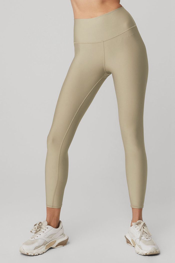 Leggins Alo Yoga 7/8 High-Cintura Airlift Mujer Marrom | 507428YXR