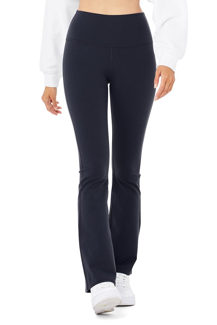 Leggins Alo Yoga Airbrush High-Cintura 7/8 Bootcut Mujer Negros | 213896XGA