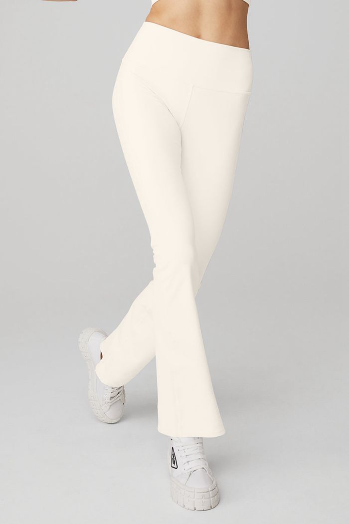 Leggins Alo Yoga Airbrush High-Cintura 7/8 Bootcut Mujer Blancos | 325704RDC