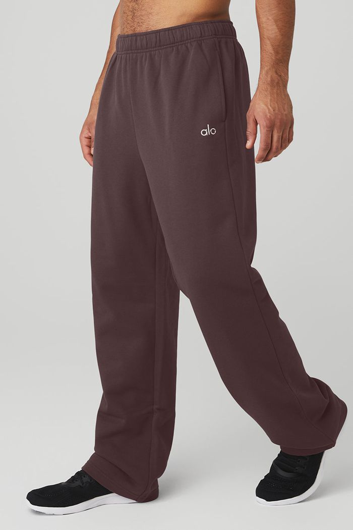 Pantalones Alo Yoga Accolade Straight Leg Sweat Hombre Negros | 034276GEJ