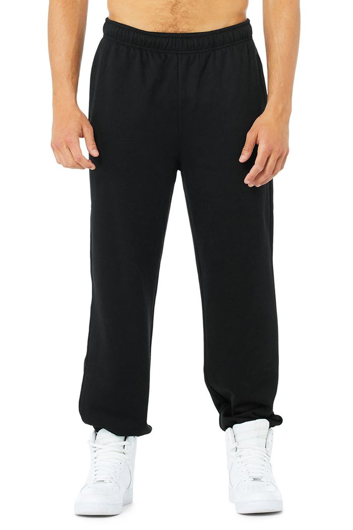 Pantalones Alo Yoga Accolade Sweat Hombre Negros | 052864LDB