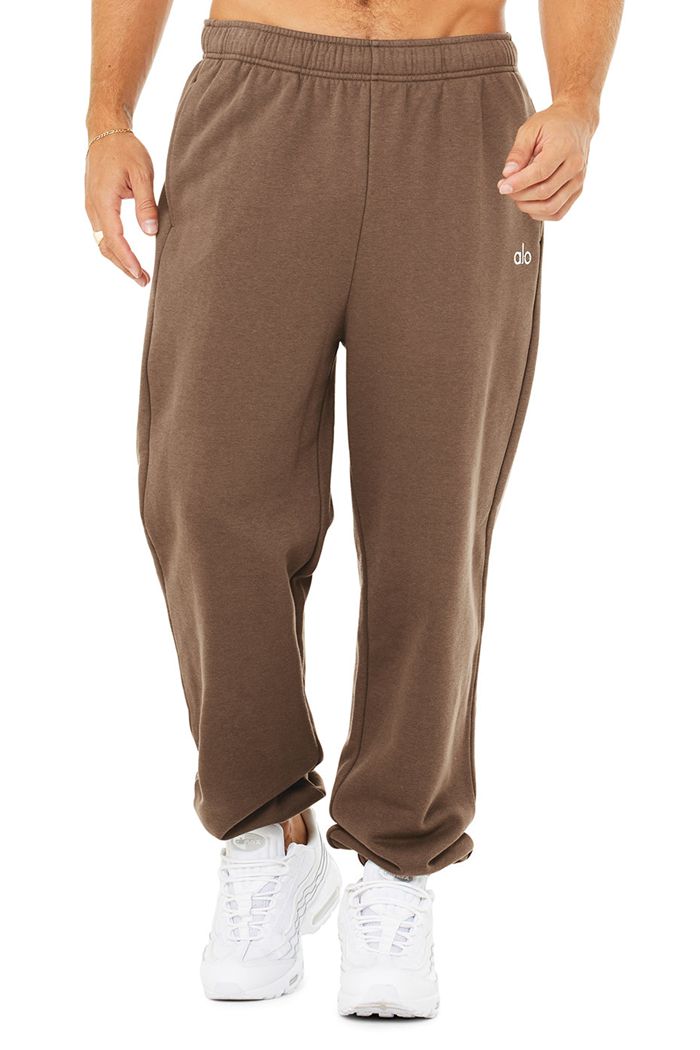 Pantalones Alo Yoga Accolade Sweat Hombre Marrom | 589273SEJ