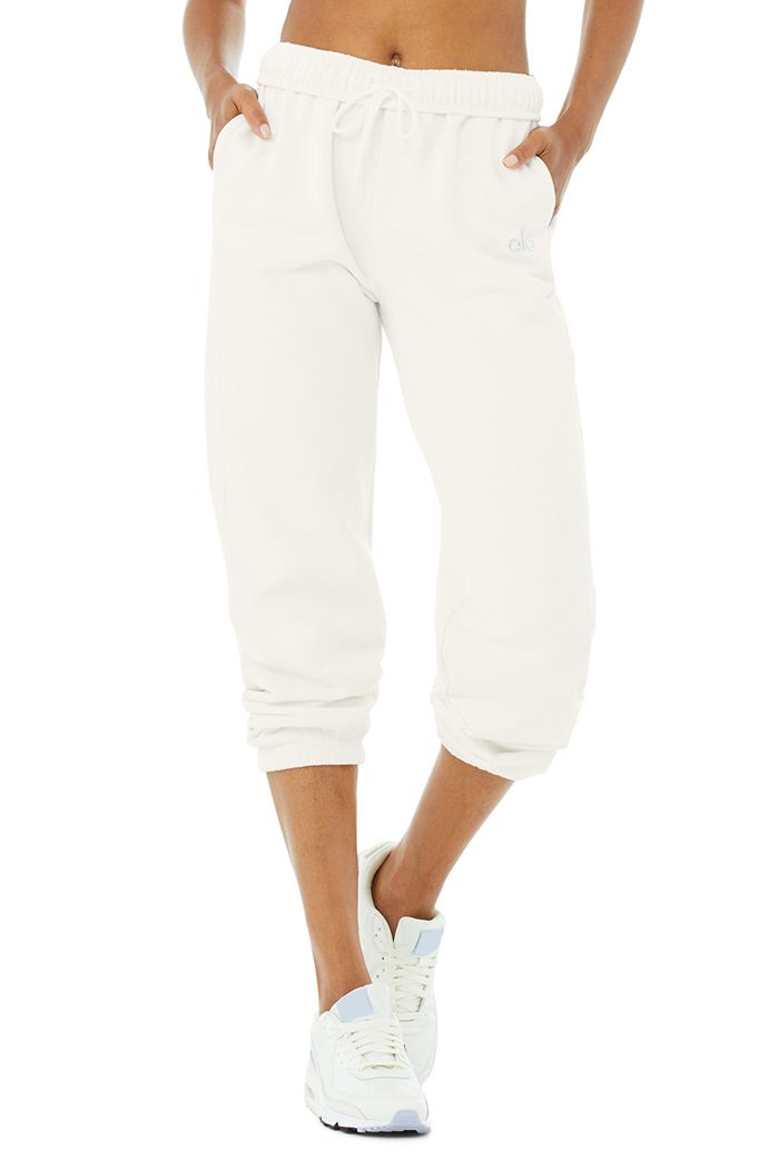 Pantalones Alo Yoga Accolade Sweat Mujer Blancos | 302761ELM