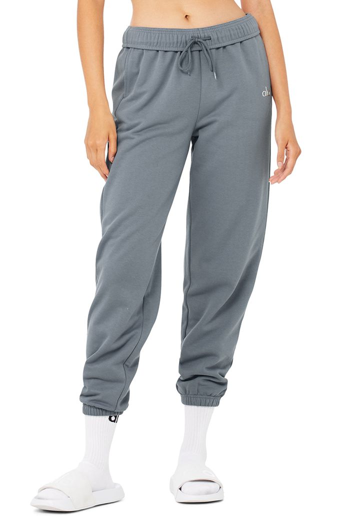 Pantalones Alo Yoga Accolade Sweat Mujer Grises | 470253CVR