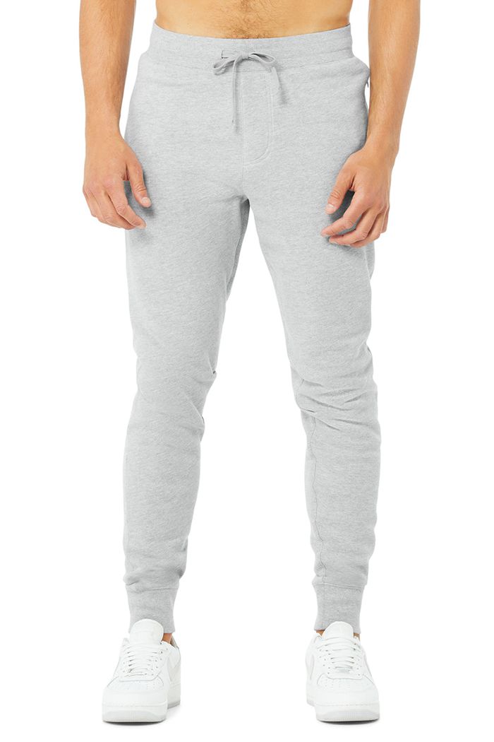 Pantalones Alo Yoga Baseline Sweat Hombre Grises | 459132VOG