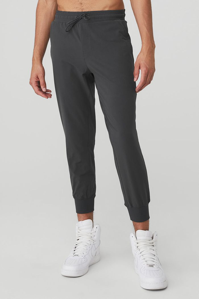 Pantalones Alo Yoga Co-Op 7/8 Hombre Grises Oscuro | 715263SRA