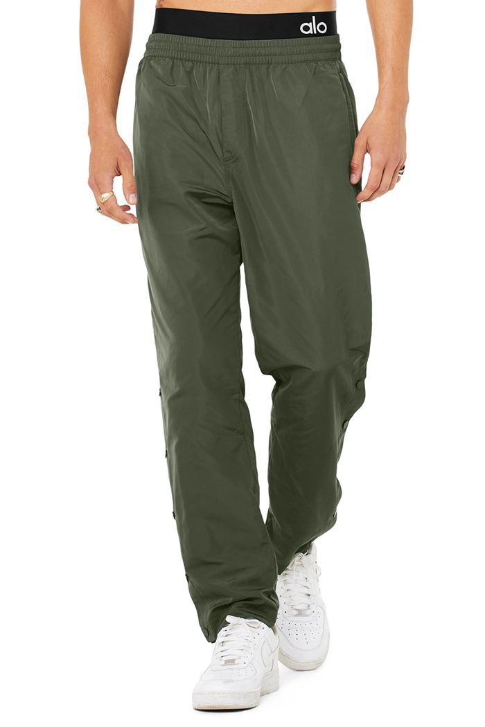 Pantalones Alo Yoga Legend Snap Hombre Verdes Oscuro | 912783YBD