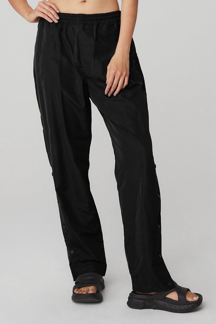 Pantalones Alo Yoga Legend Snap Mujer Negros | 529184HLY