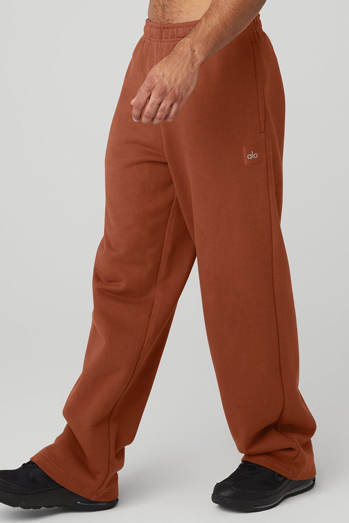 Pantalones Alo Yoga Renown Sweat Hombre Rojos | 416203NAE