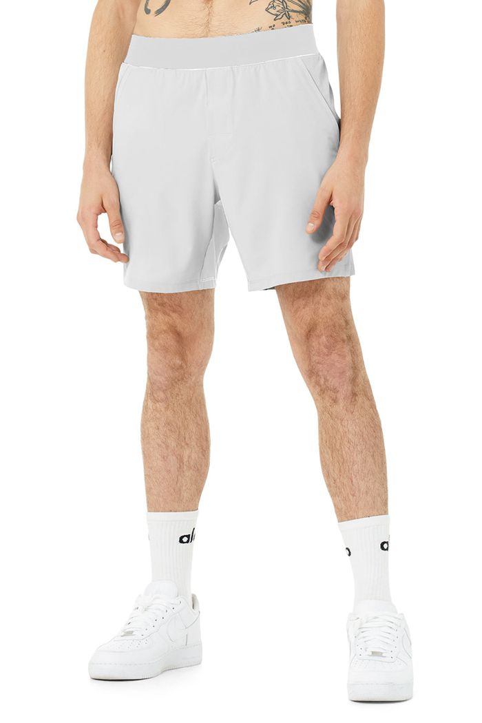 Short Alo Yoga 7" Repetition Hombre Blancos | 307946DPZ