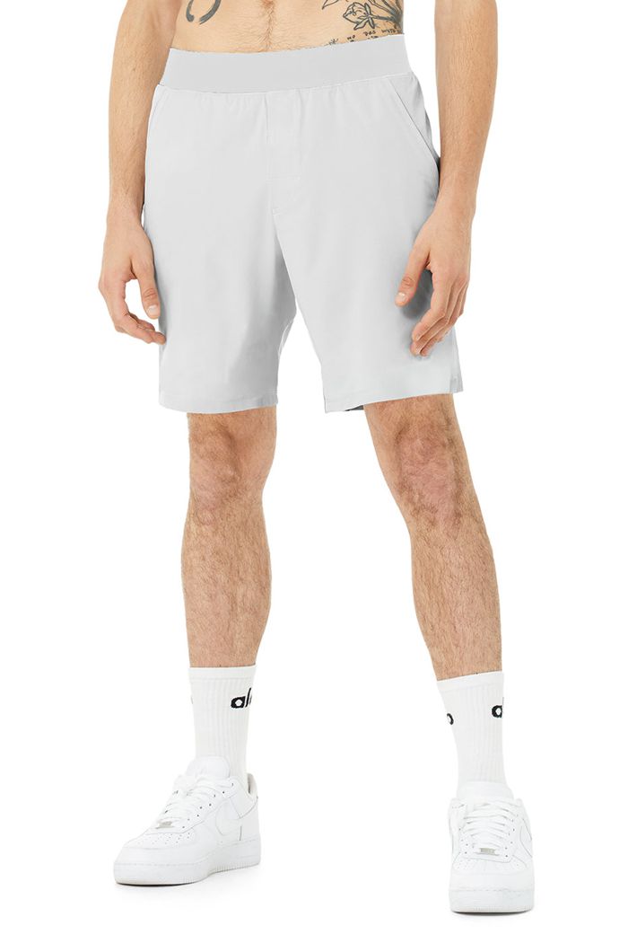 Short Alo Yoga 9" Repetition Hombre Blancos | 106378HID