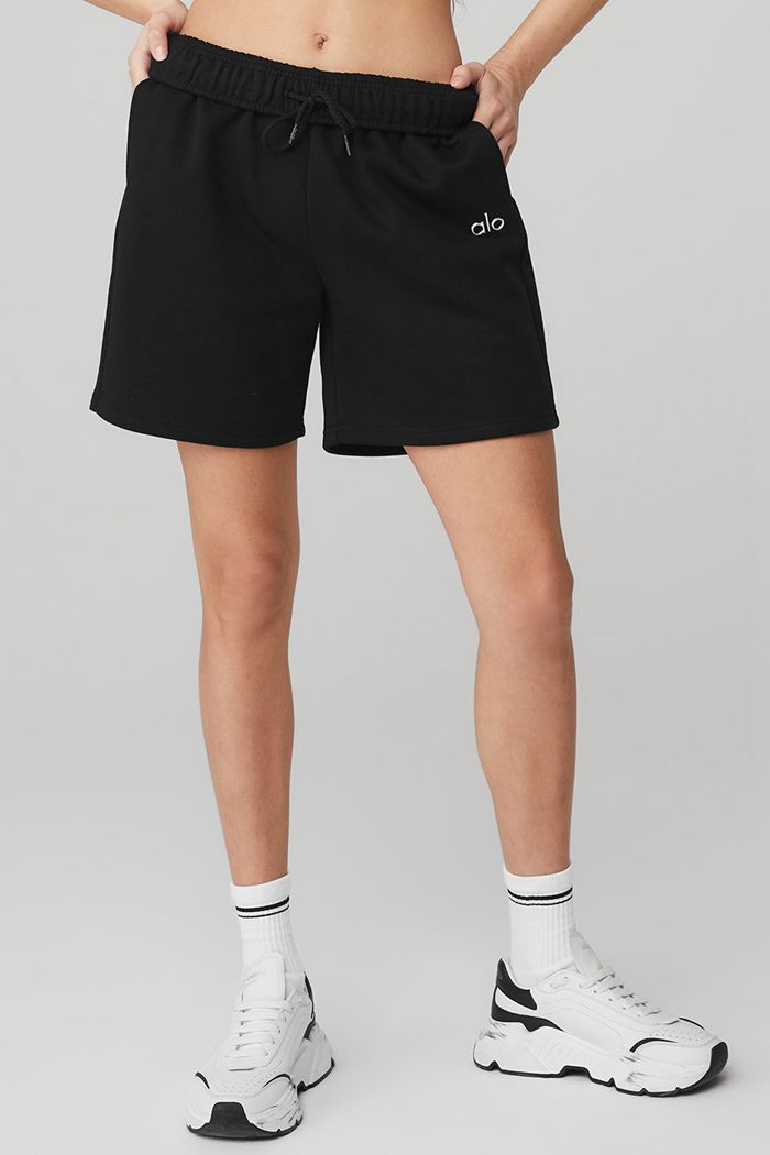 Short Alo Yoga Accolade Sweat Mujer Negros | 268714LYG