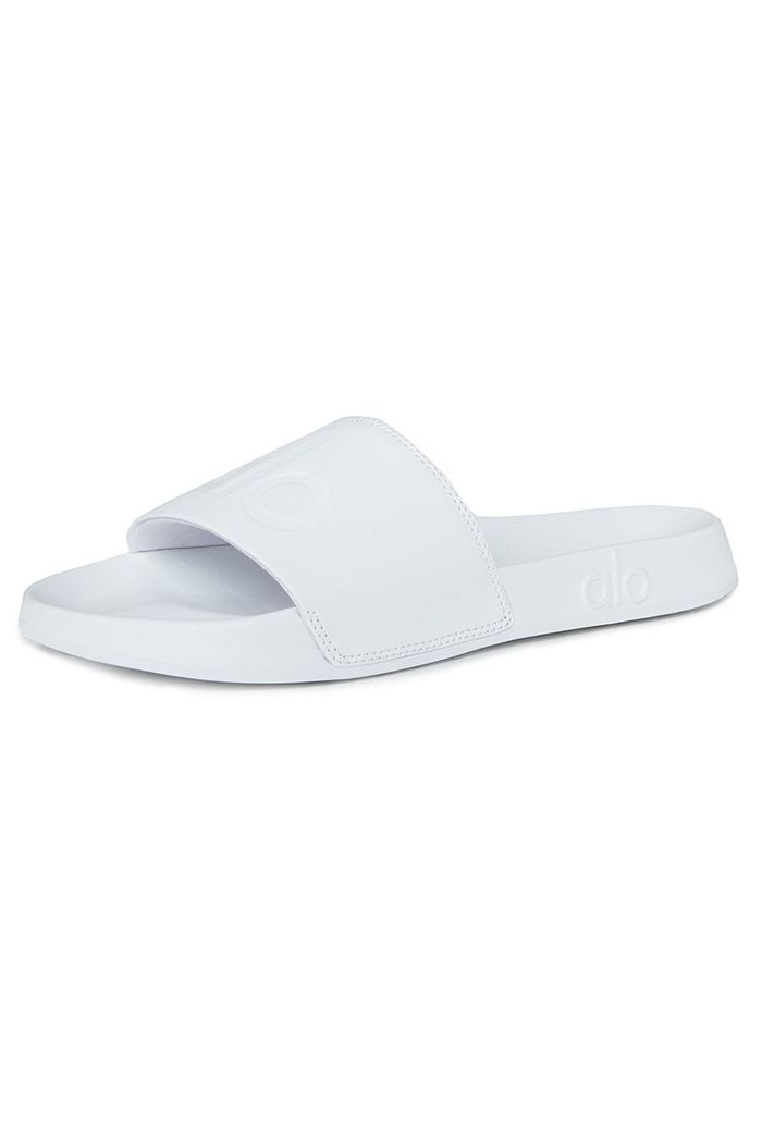 Zapatos Alo Yoga It Chanclas 2 Mujer Blancos | 814523UWK