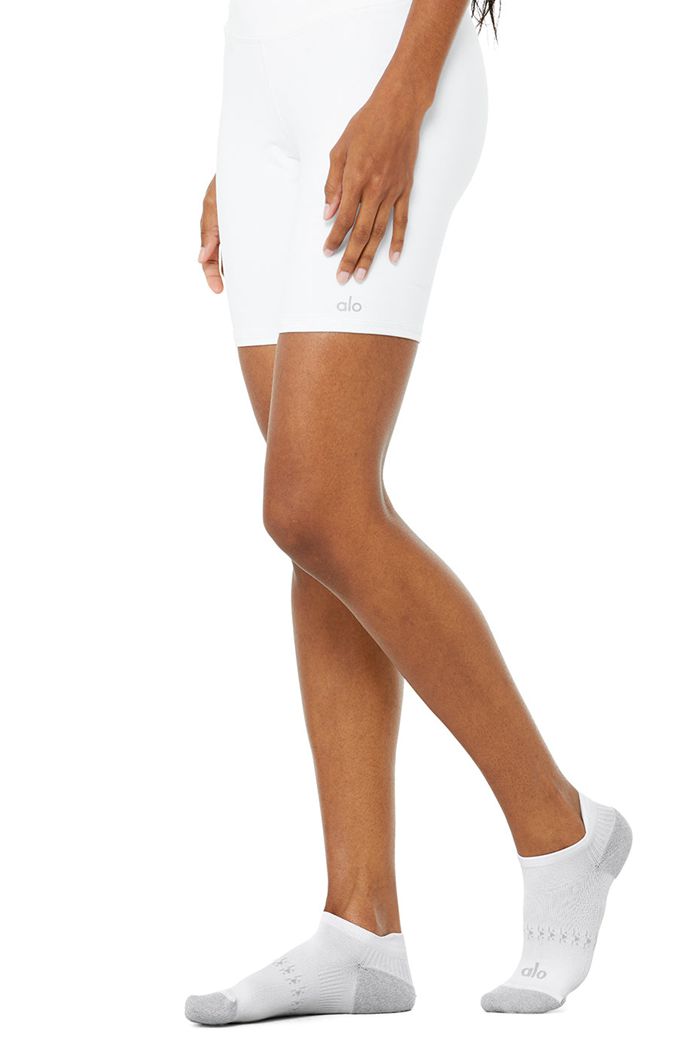 Calcetines Alo Yoga Performance Tab Mujer Blancos | 518234WAU