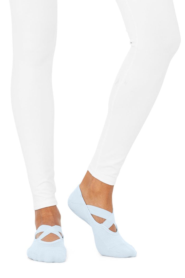 Calcetines Alo Yoga Pivot Barre Mujer Azules | 217680IZG