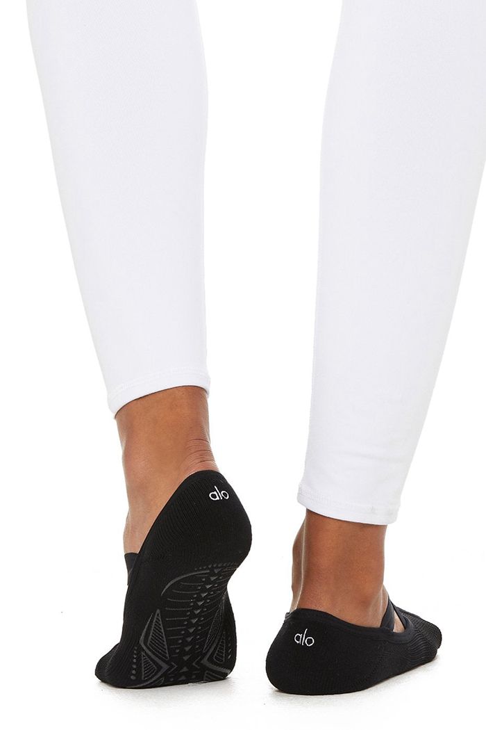 Calcetines Alo Yoga Pivot Barre Mujer Negros | 920815AKN