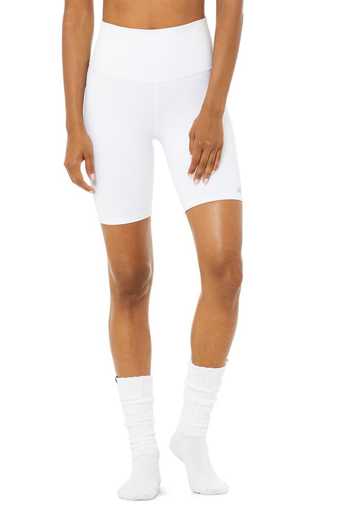 Calcetines Alo Yoga Scrunch Mujer Blancos | 617048PIW