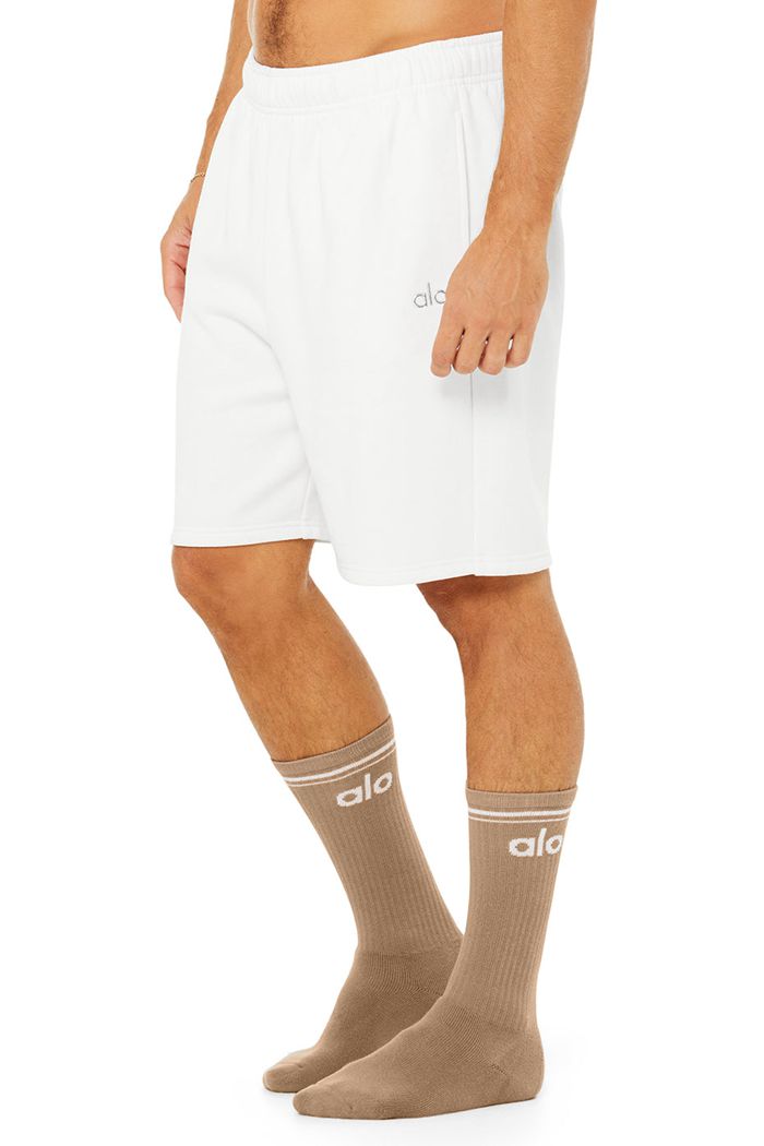 Calcetines Alo Yoga Throwback Hombre Blancos | 708532NGE