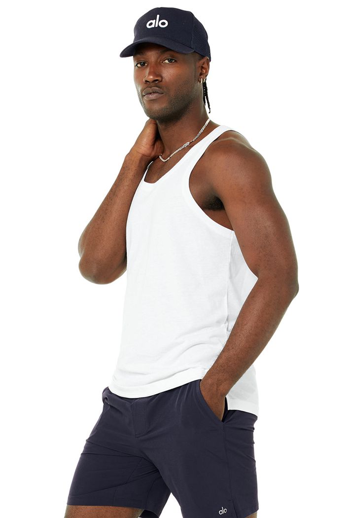 Chalecos Alo Yoga Triumph Hombre Blancos | 470152RWF