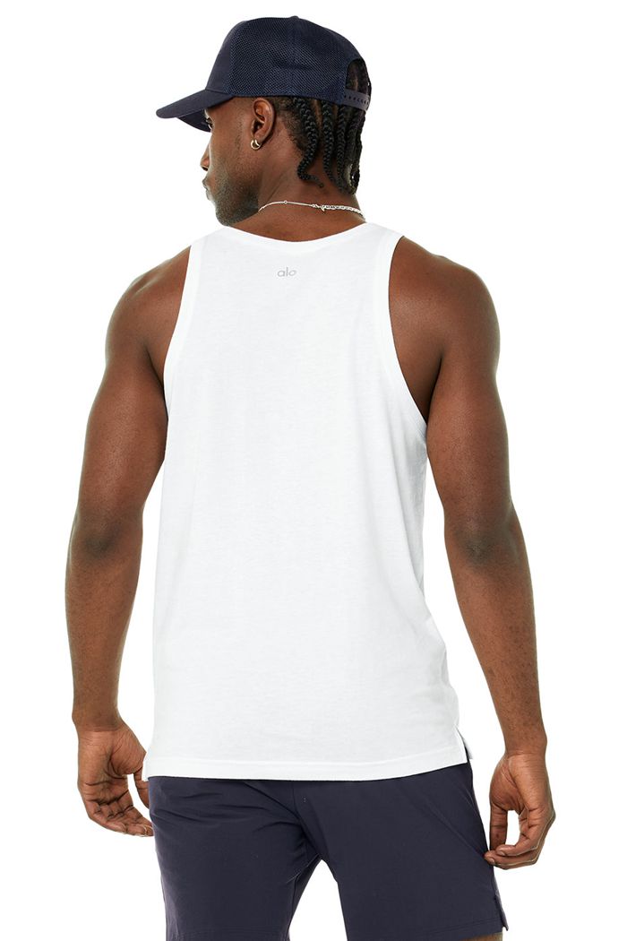 Chalecos Alo Yoga Triumph Hombre Blancos | 470152RWF