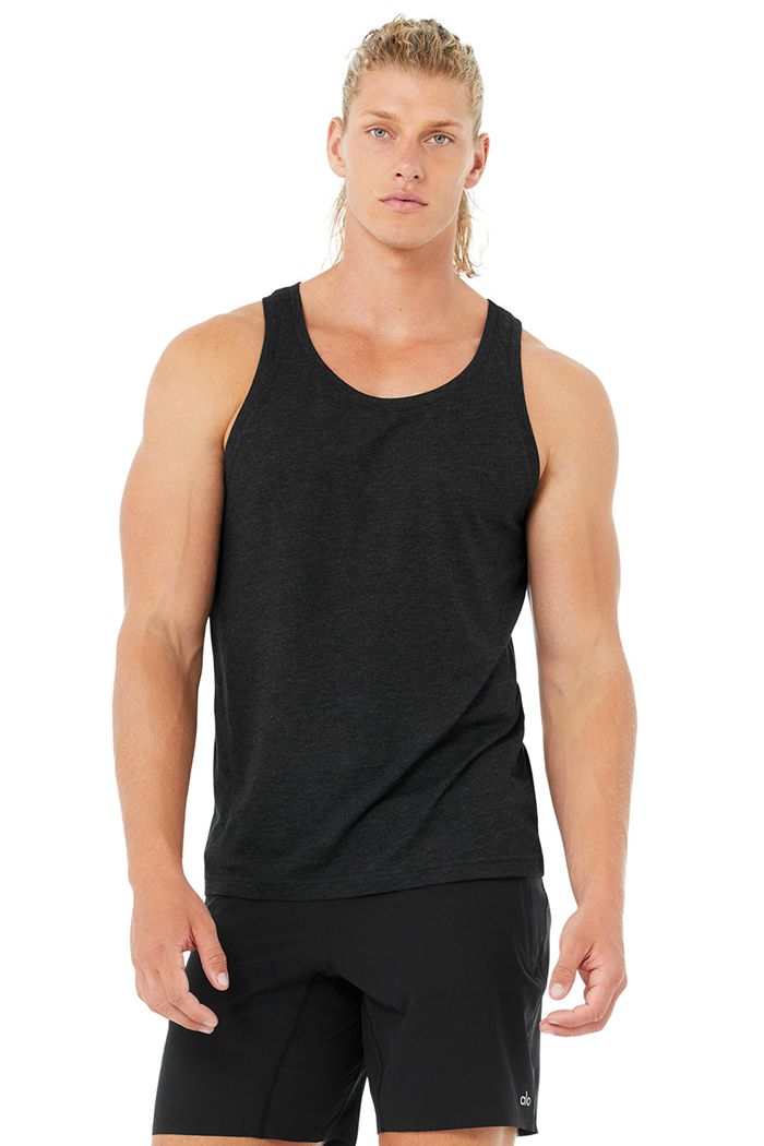 Chalecos Alo Yoga Triumph Hombre Negros | 756039PUQ