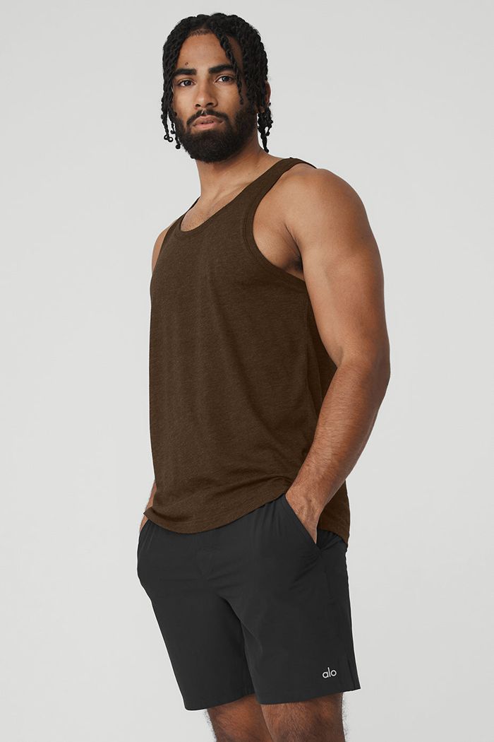 Chalecos Alo Yoga Triumph Hombre Negros | 936172ZXD