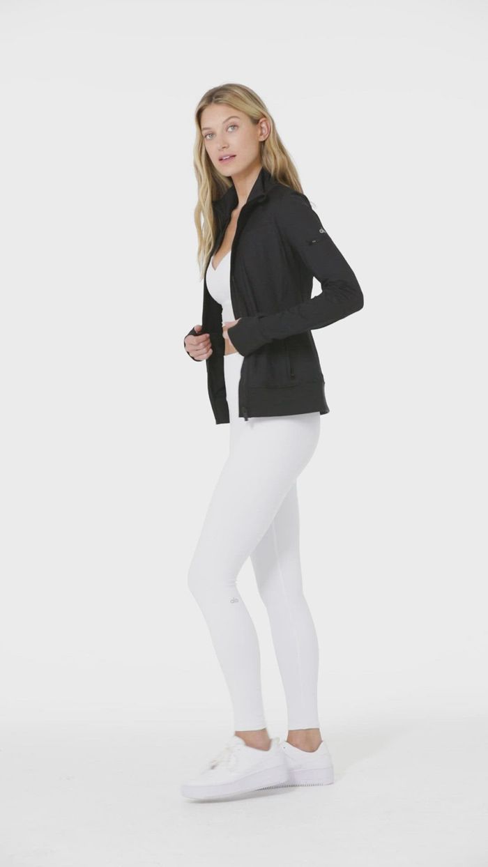 Chaquetas Alo Yoga Contour Mujer Grises | 793614QBT