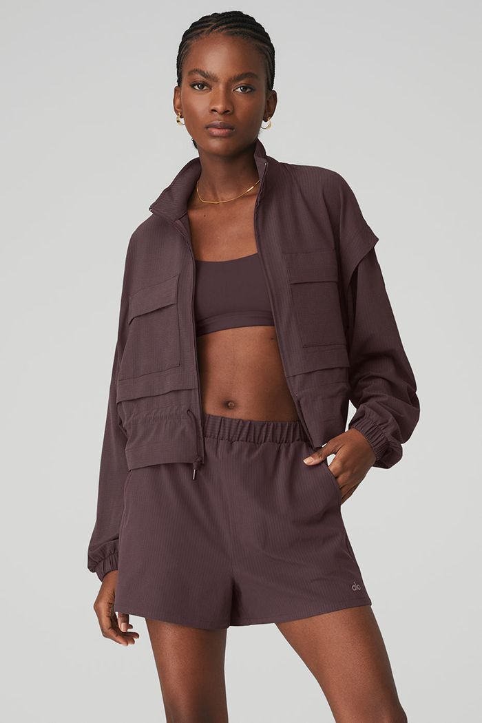 Chaquetas Alo Yoga Ready Set Mujer Negros | 148762RGK