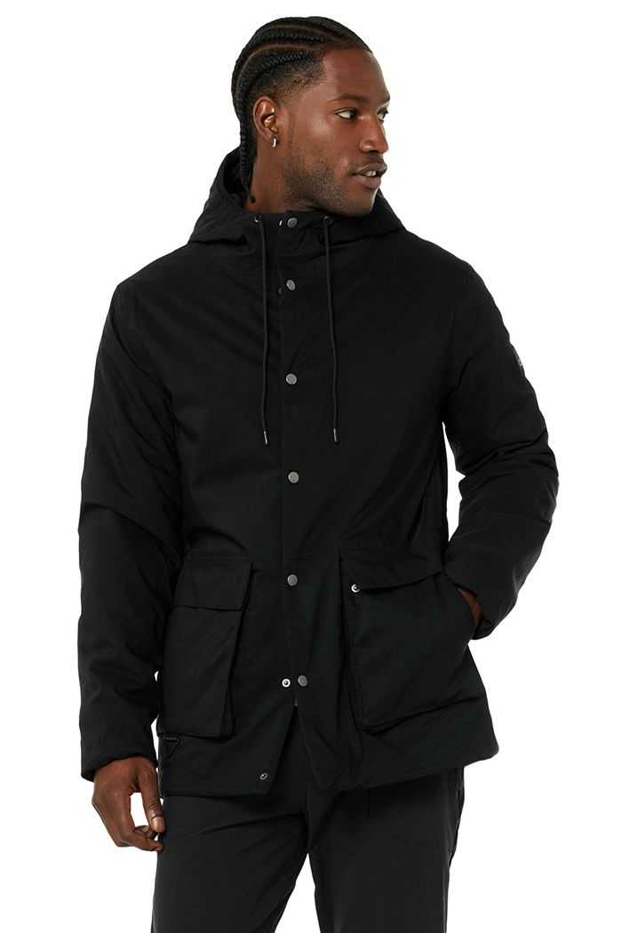 Chaquetas Alo Yoga Roam Insulated Hombre Negros | 213859AUT