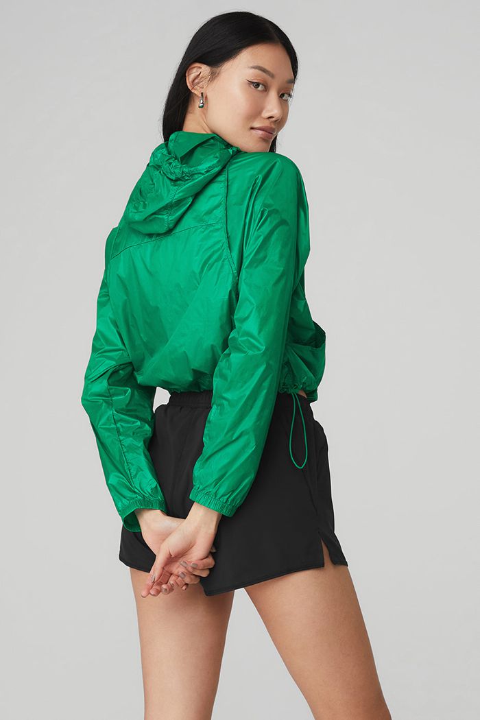 Chaquetas Alo Yoga Sprinter Mujer Verdes Turquesa | 270813MTE