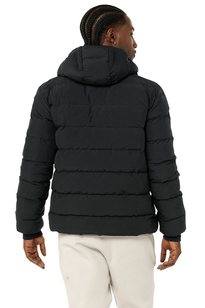 Chaquetas Alo Yoga Vail Puffer Hombre Negros | 039246VZQ