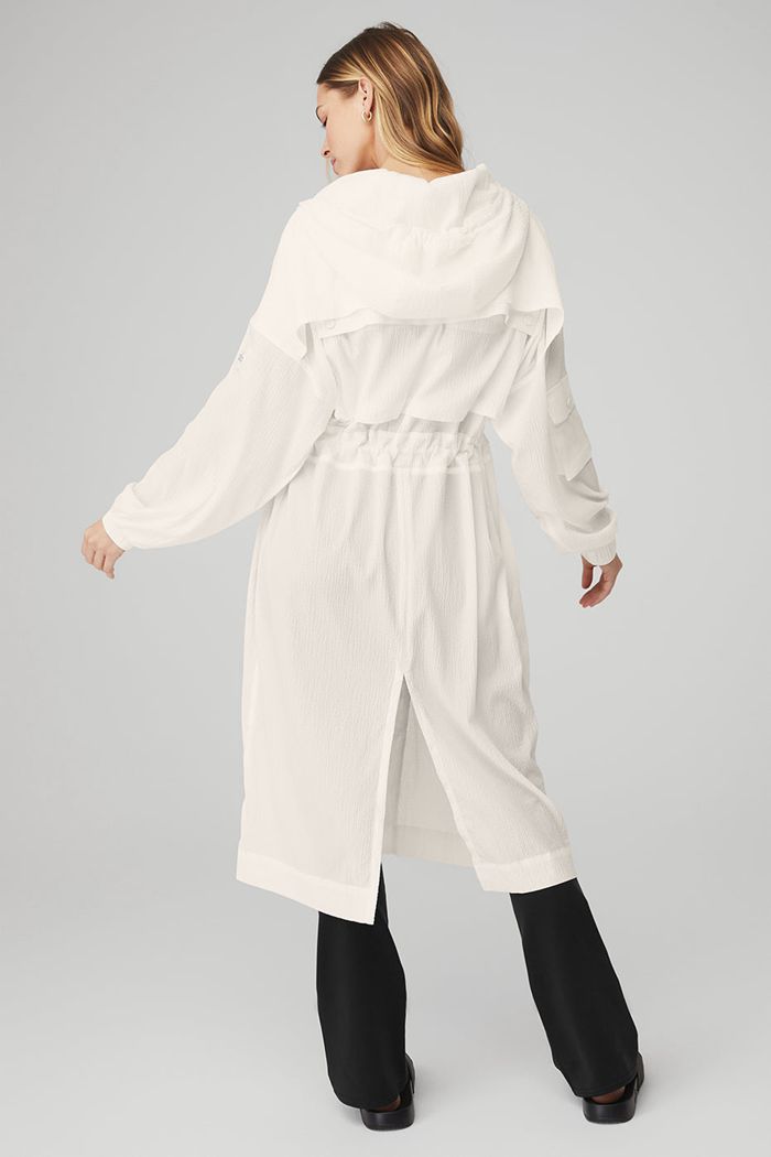 Coat Alo Yoga Summer Nights Ligeros Mujer Blancos | 167548ECK