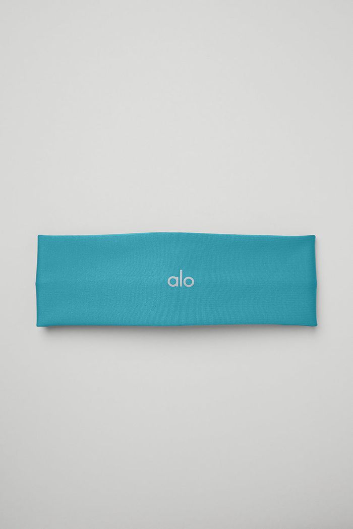 Diademas Alo Yoga Airlift Mujer Azules | 589230AFZ