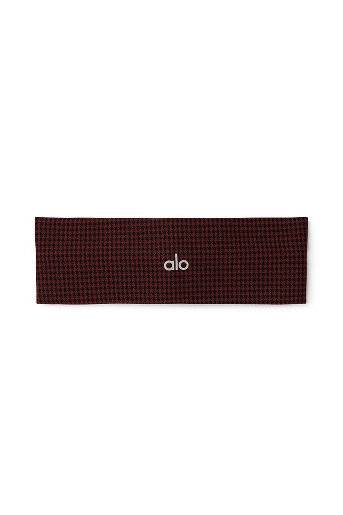 Diademas Alo Yoga Houndstooth Mujer Negros | 120479AUP