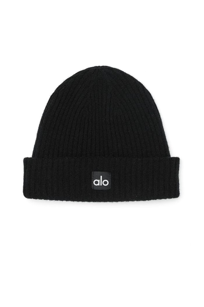 Gorros Alo Yoga Cashmere Mujer Negros | 745832EDR