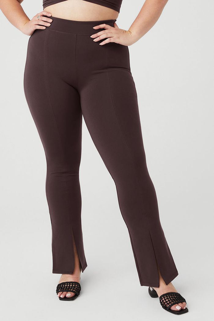 Leggins Alo Yoga Airbrush High-Cintura 7/8 Flutter Mujer Negros | 279613FSR