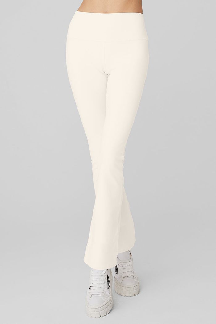 Leggins Alo Yoga Airbrush High-Cintura 7/8 Bootcut Mujer Blancos | 325704RDC