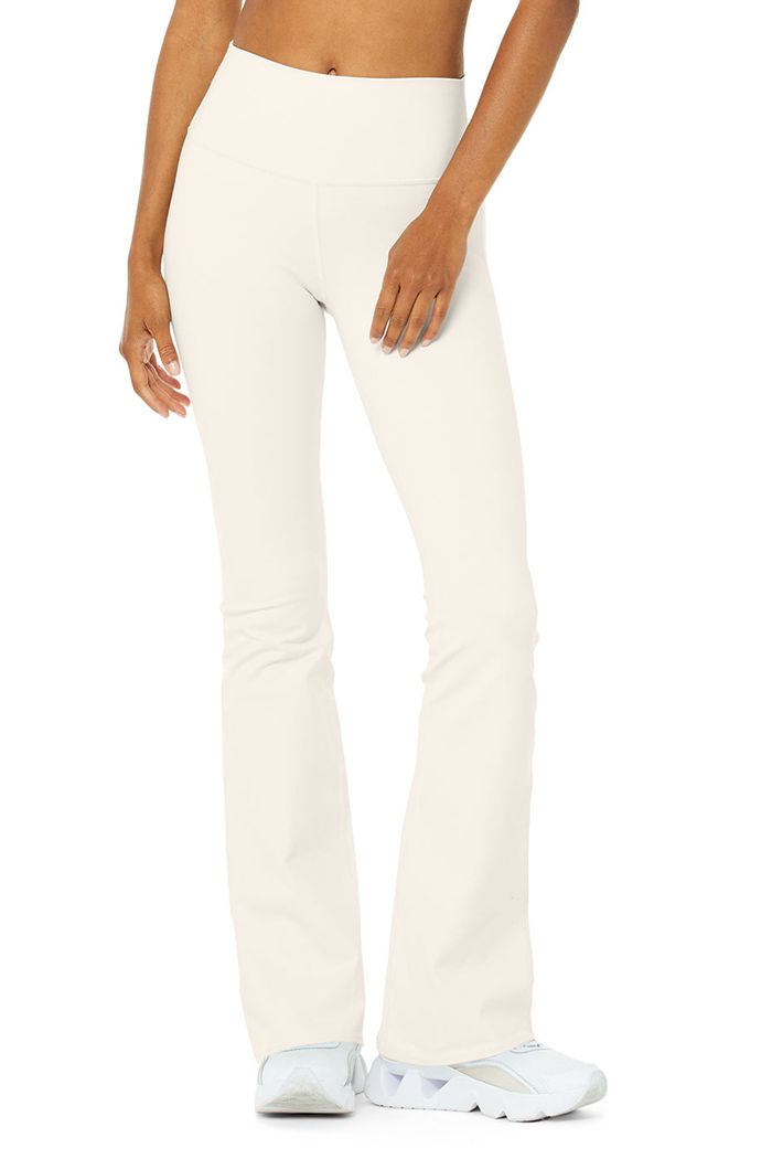 Leggins Alo Yoga Airbrush High-Cintura Bootcut Mujer Blancos | 082347ECB