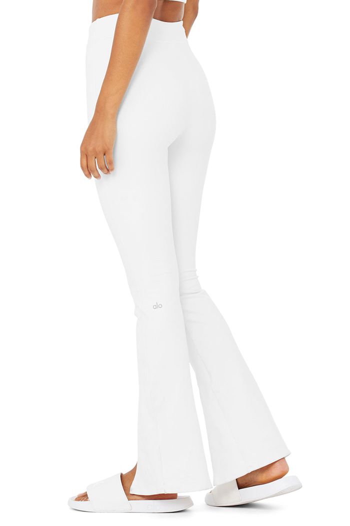 Leggins Alo Yoga Airbrush High-Cintura Flutter Mujer Blancos | 194605OTZ