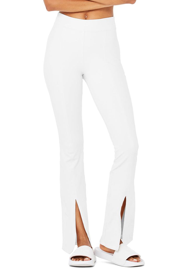 Leggins Alo Yoga Airbrush High-Cintura Flutter Mujer Blancos | 194605OTZ