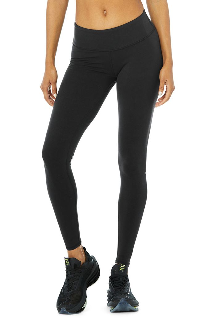 Leggins Alo Yoga Airbrush Mujer Negros | 167594ZUE