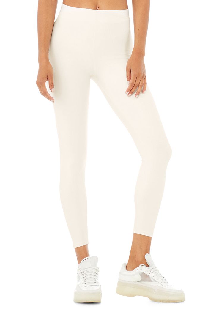 Leggins Alo Yoga Airlift High-Cintura 7/8 Corset Mujer Blancos | 574103XWM