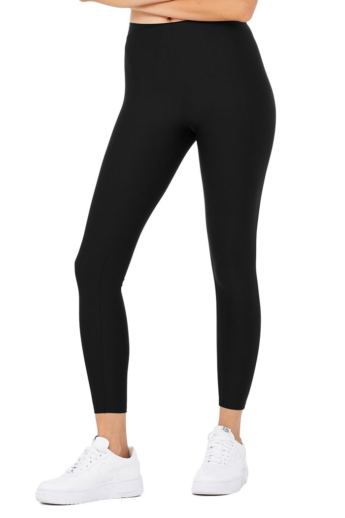 Leggins Alo Yoga Airlift High-Cintura 7/8 Corset Mujer Negros | 920154UHD