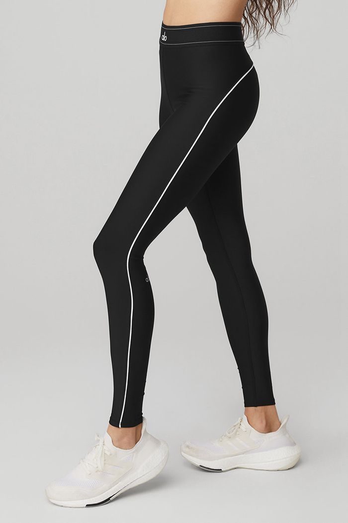 Leggins Alo Yoga Airlift High-Cintura Suit Up Mujer Negros | 492735UZK