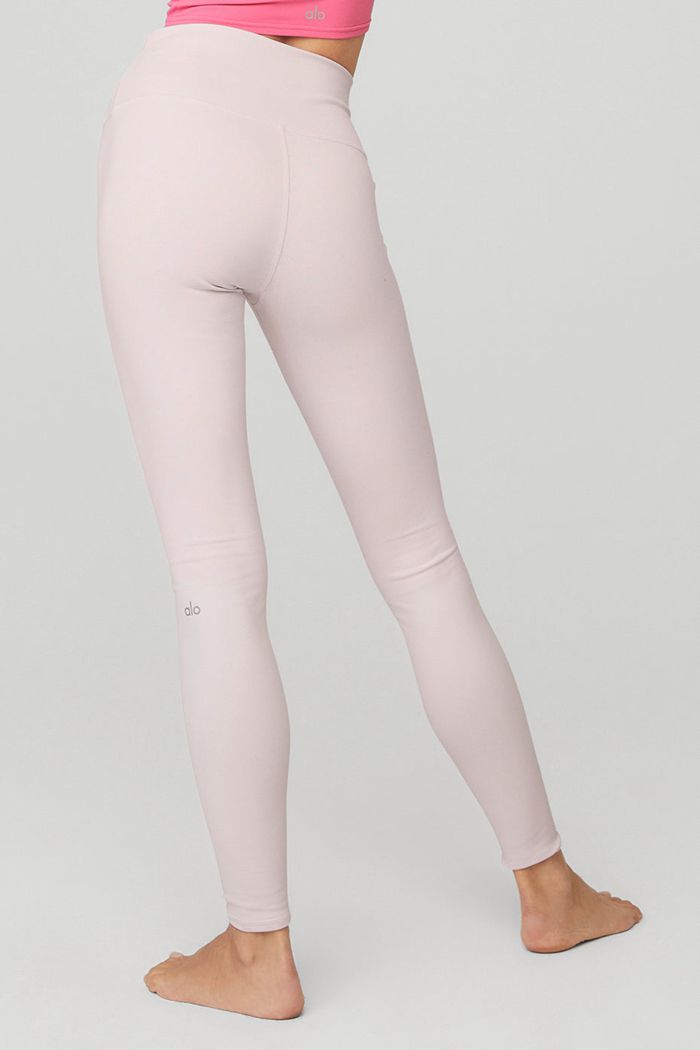 Leggins Alo Yoga High-Cintura Airbrush Mujer Rosas | 208436XZV