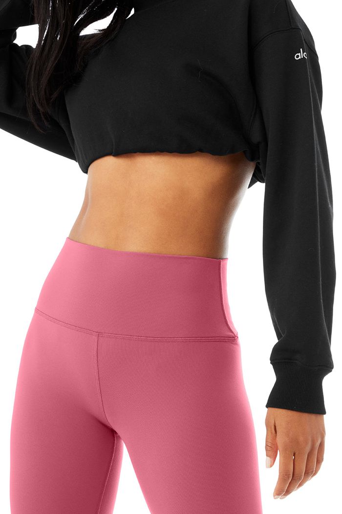 Leggins Alo Yoga High-Cintura Airbrush Mujer Morados | 709564ZGU