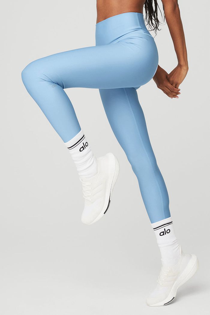 Leggins Alo Yoga High-Cintura Airlift Mujer Azules | 249358EMD