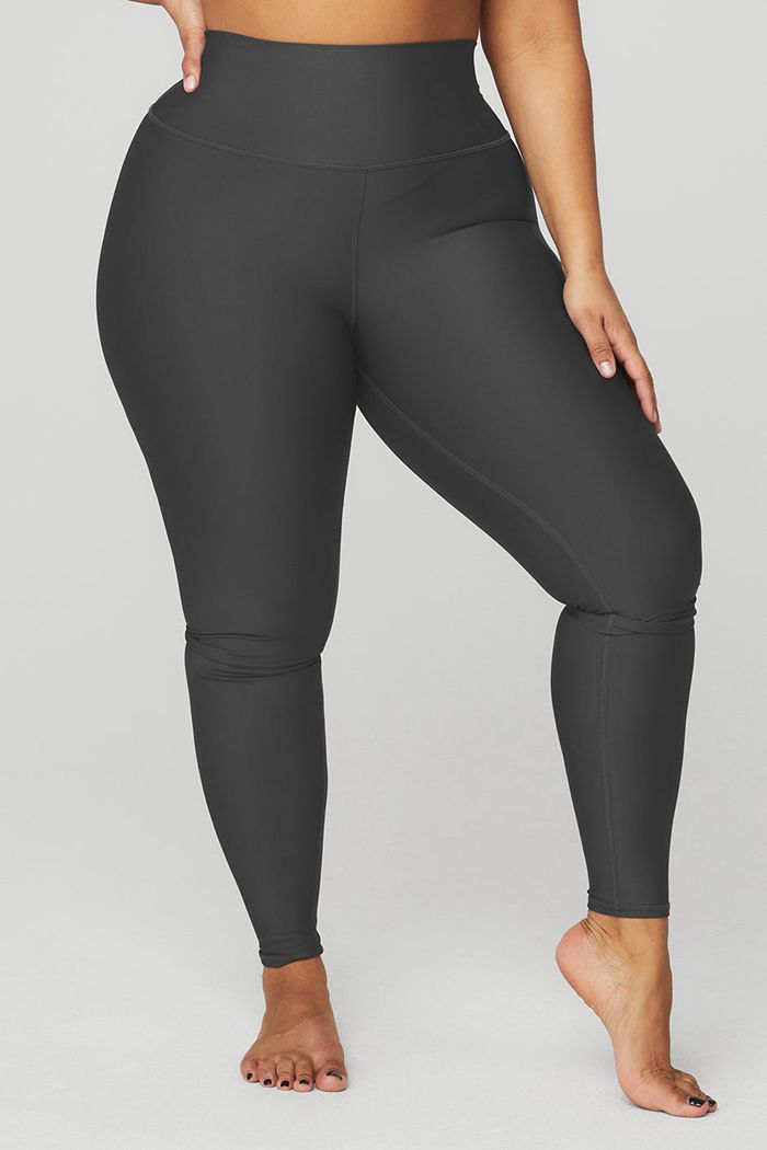 Leggins Alo Yoga High-Cintura Airlift Mujer Grises Oscuro | 482075YMO